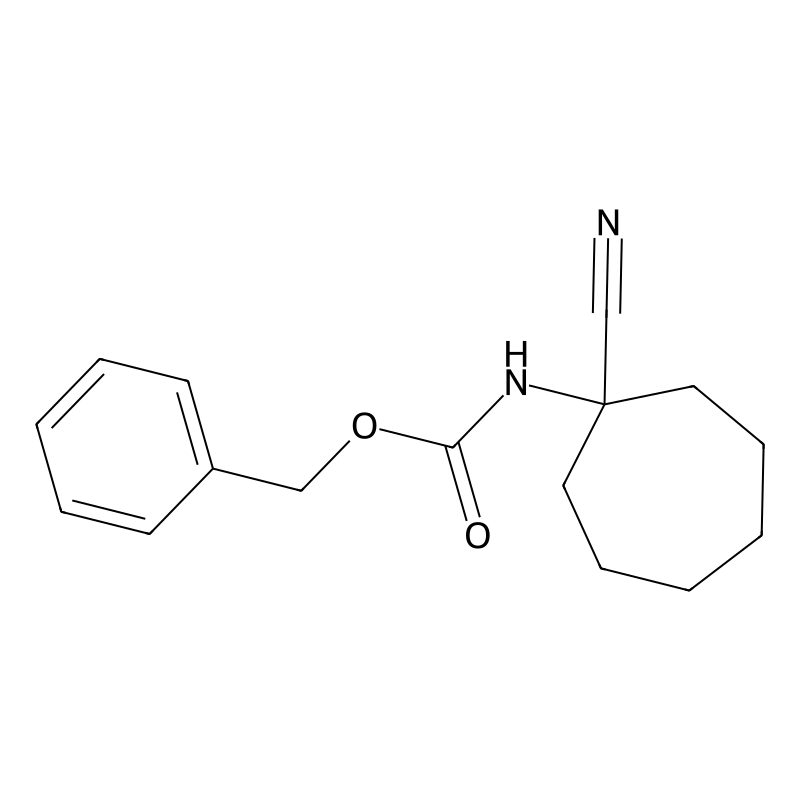 Benzyl N-(1-cyanocycloheptyl)carbamate