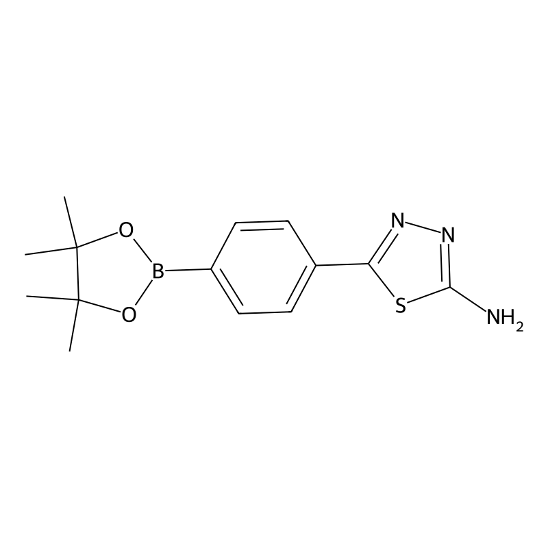 Buy (4-(5-Amino-1,3,4-thiadiazol-2-yl)phenyl)boronic acid pinacol ester ...