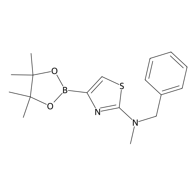 2-(Benzyl(methyl)amino)thiazole-4-boronic acid pin...