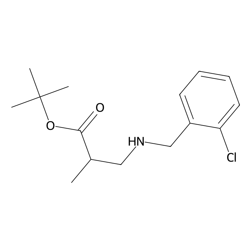 tert-Butyl 3-{[(2-chlorophenyl)methyl]amino}-2-met...