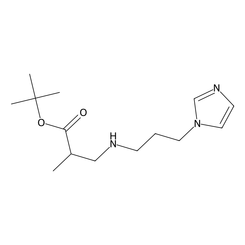 tert-Butyl 3-{[3-(1H-imidazol-1-yl)propyl]amino}-2...