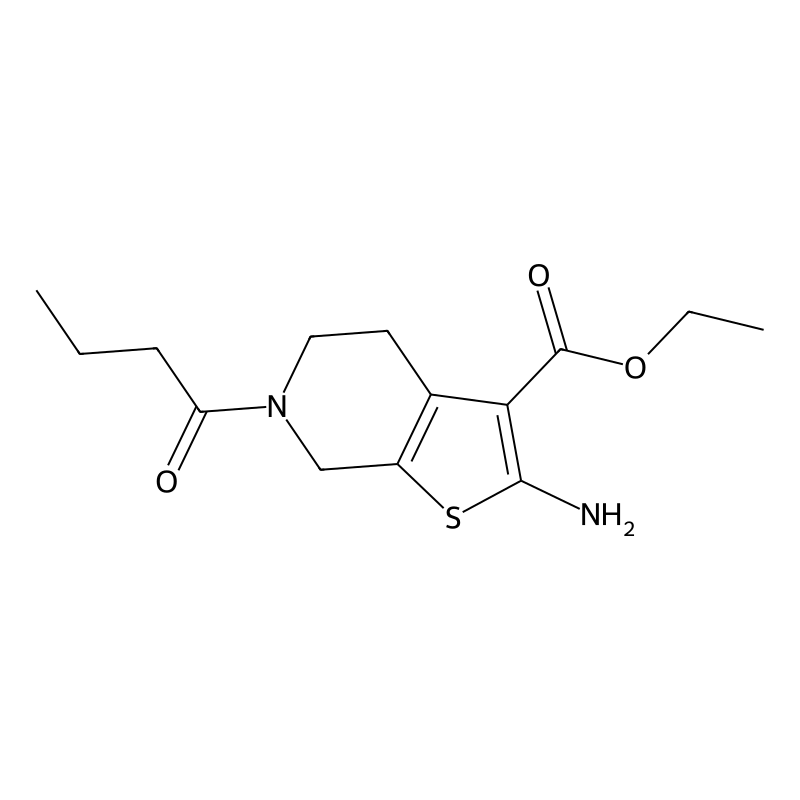 Ethyl 2-amino-6-butanoyl-4H,5H,6H,7H-thieno[2,3-c]...