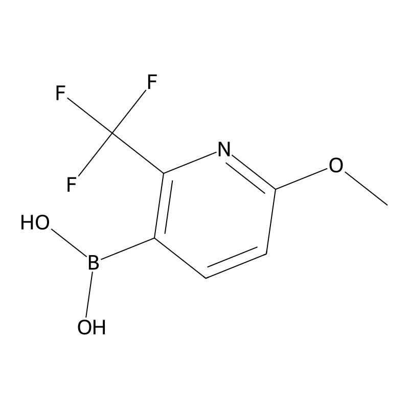 6-Methoxy-2-(trifluoromethyl)pyridine-3-boronic ac...