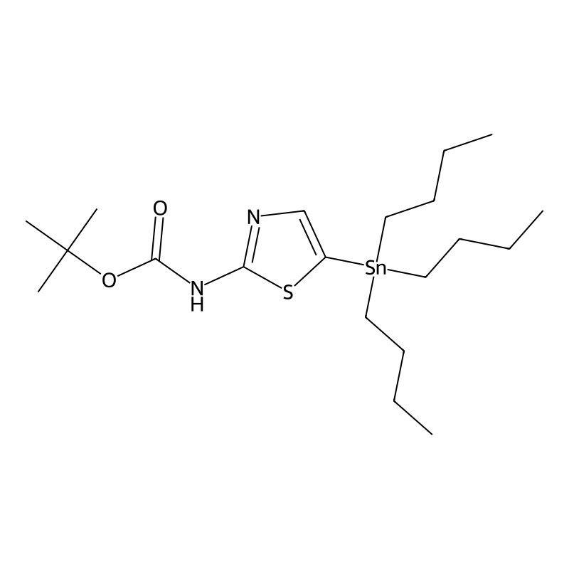 tert-Butyl (5-(tributylstannyl)thiazol-2-yl)carbam...