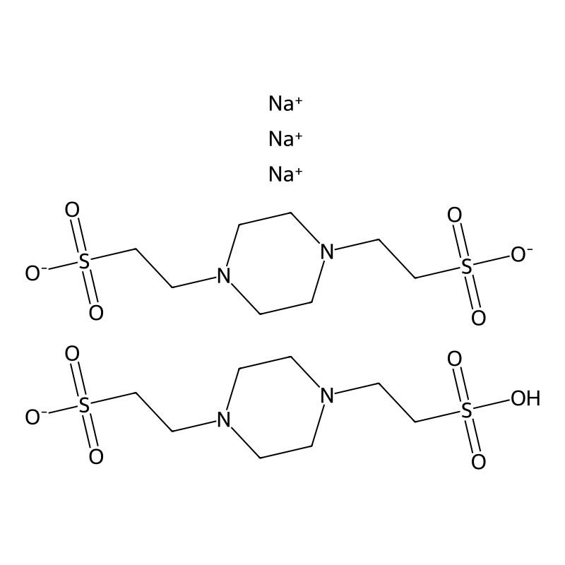 1,4-Piperazinediethanesulfonic acid, sodium salt (2:3)