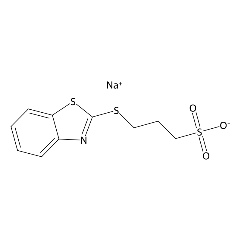 Sodium 3-(benzothiazol-2-ylthio)-1-propanesulfonate