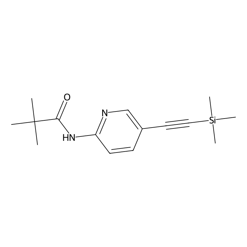 2,2-Dimethyl-N-(5-trimethylsilanylethynyl-pyridin-...