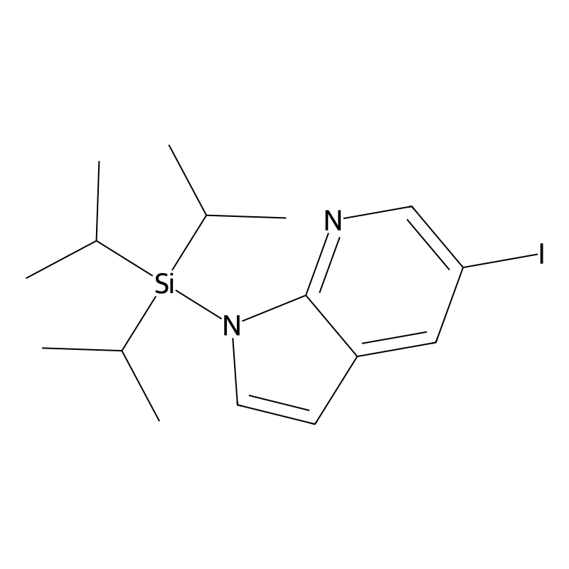 5-Iodo-1-triisopropylsilanyl-1H-pyrrolo[2,3-b]pyri...