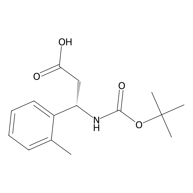 (S)-3-((tert-Butoxycarbonyl)amino)-3-(o-tolyl)propanoic acid