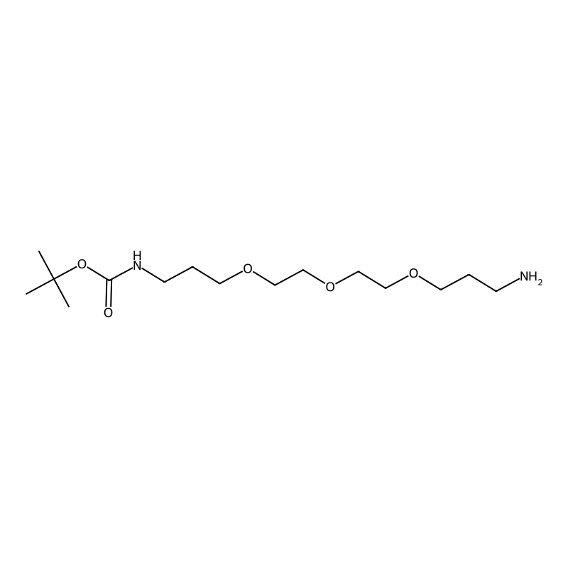 tert-Butyl (3-(2-(2-(3-aminopropoxy)ethoxy)ethoxy)...