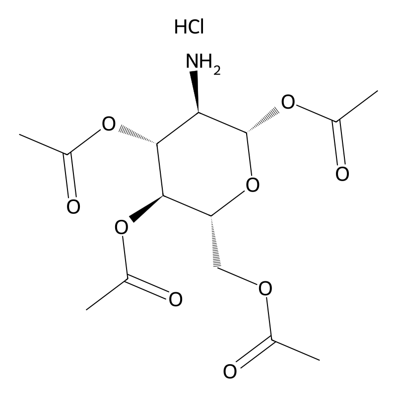 beta-Glucosamine, tetraacetate, hydrochloride