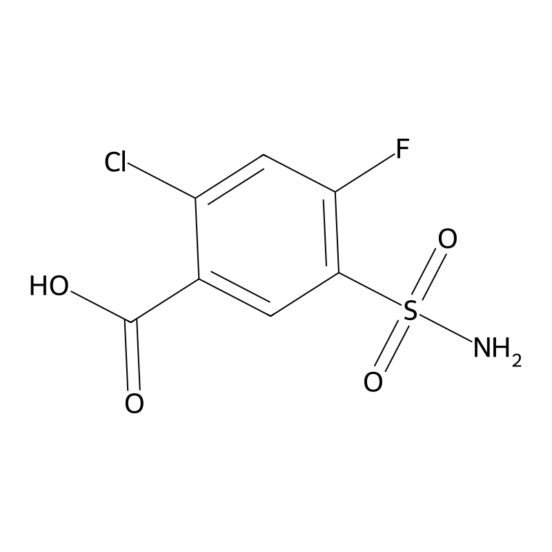 2-Chloro-4-fluoro-5-sulfamoylbenzoic acid