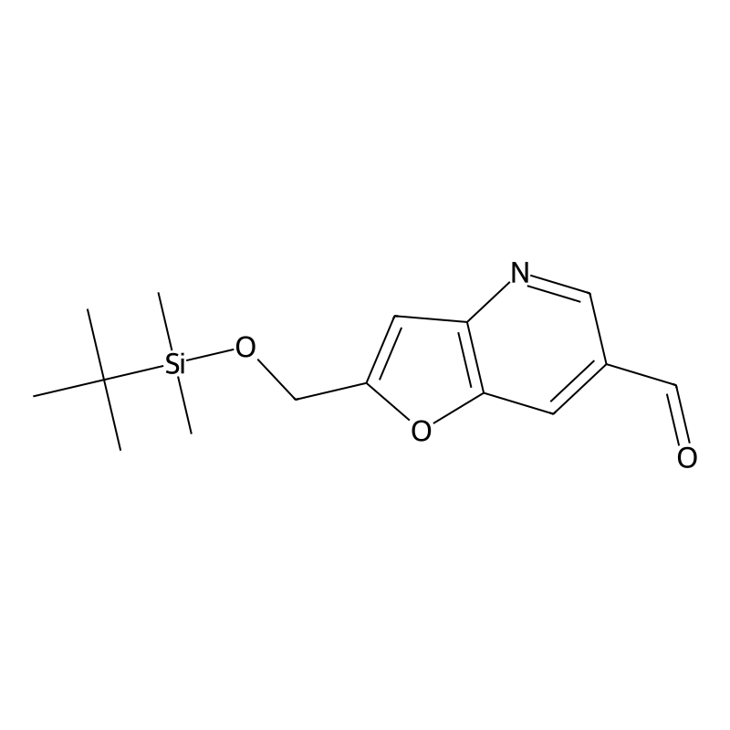 2-((tert-Butyldimethylsilyloxy)methyl)-furo[3,2-b]pyridine-6-carbaldehyde