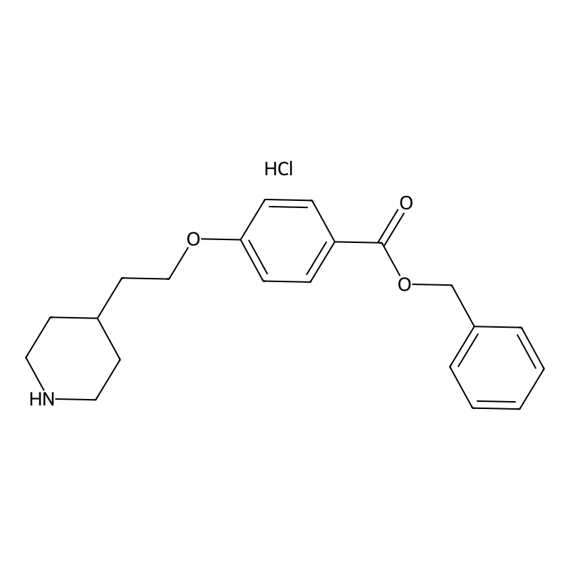 Benzyl 4-[2-(4-piperidinyl)ethoxy]benzoate hydroch...