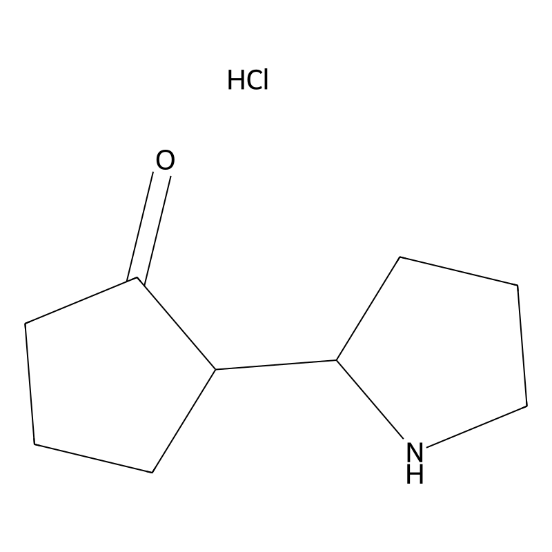 2-(Pyrrolidin-2-yl)cyclopentan-1-one hydrochloride