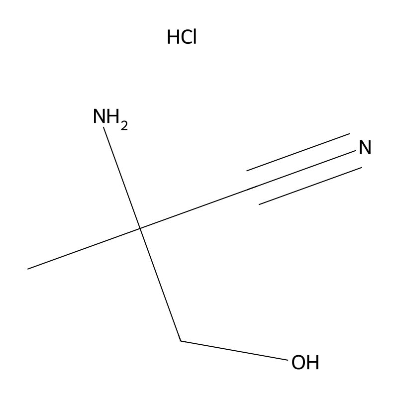 2-Amino-3-hydroxy-2-methylpropanenitrile hydrochlo...