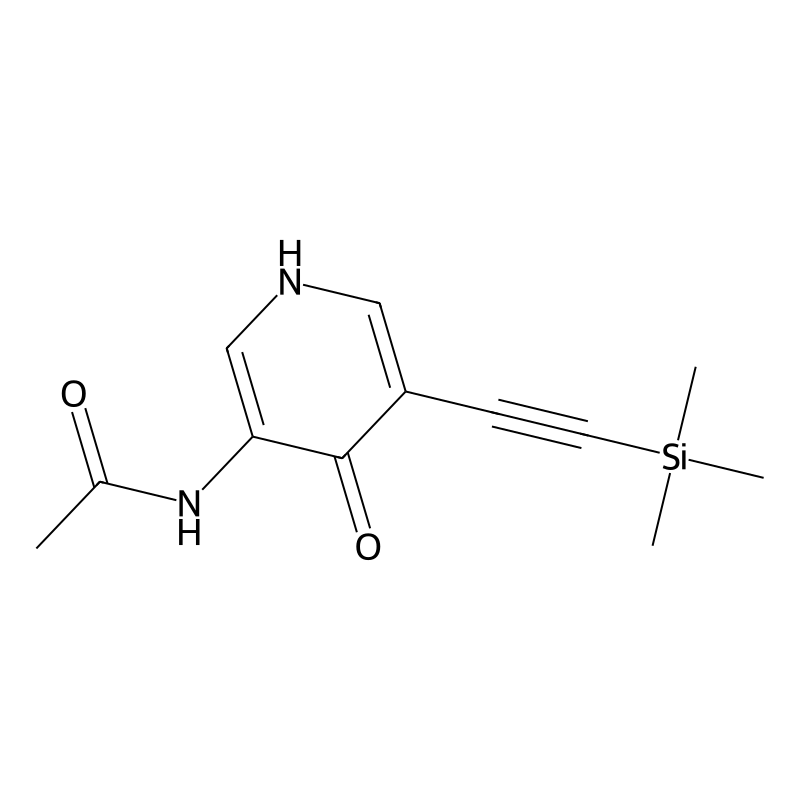 N-(4-Hydroxy-5-((trimethylsilyl)ethynyl)-pyridin-3...