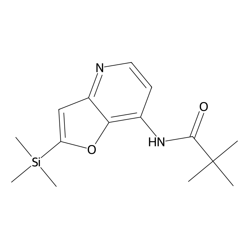 N-(2-(Trimethylsilyl)furo[3,2-b]pyridin-7-yl)-pivalamide