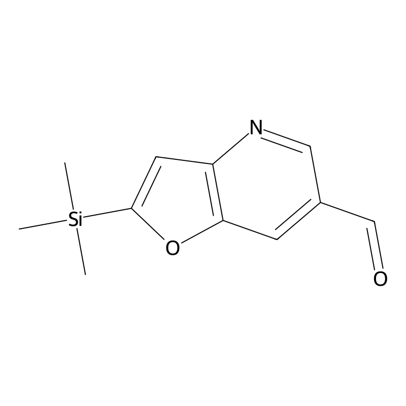 2-(Trimethylsilyl)furo[3,2-b]pyridine-6-carbaldehyde