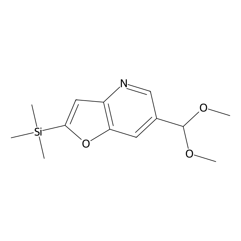 6-(Dimethoxymethyl)-2-(trimethylsilyl)furo[3,2-b]pyridine