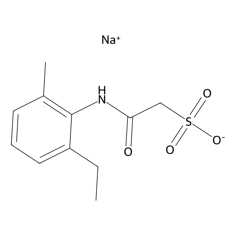 Sodium;2-(2-ethyl-6-methylanilino)-2-oxoethanesulfonate