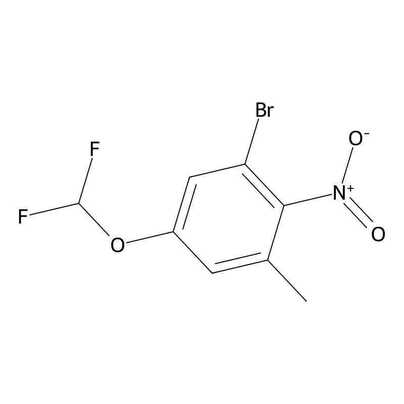 3-Bromo-5-difluoromethoxy-2-nitrotoluene