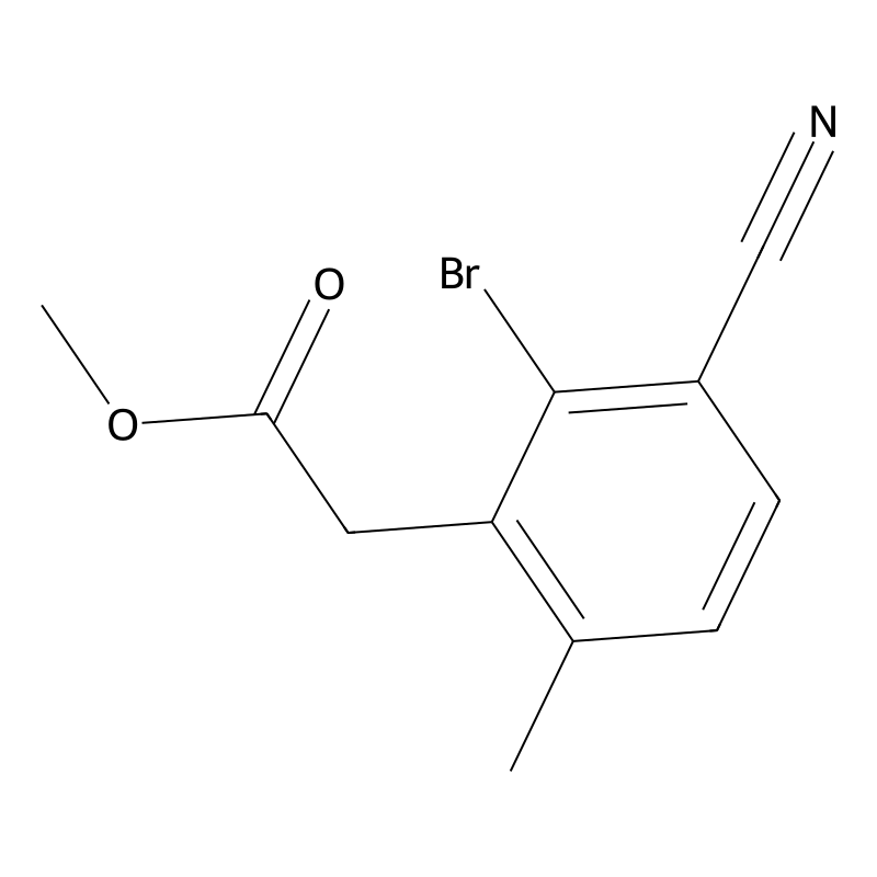 Methyl 2-bromo-3-cyano-6-methylphenylacetate