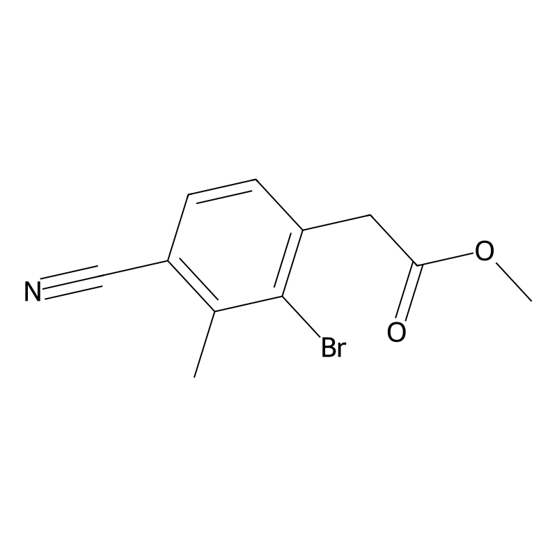Methyl 2-bromo-4-cyano-3-methylphenylacetate