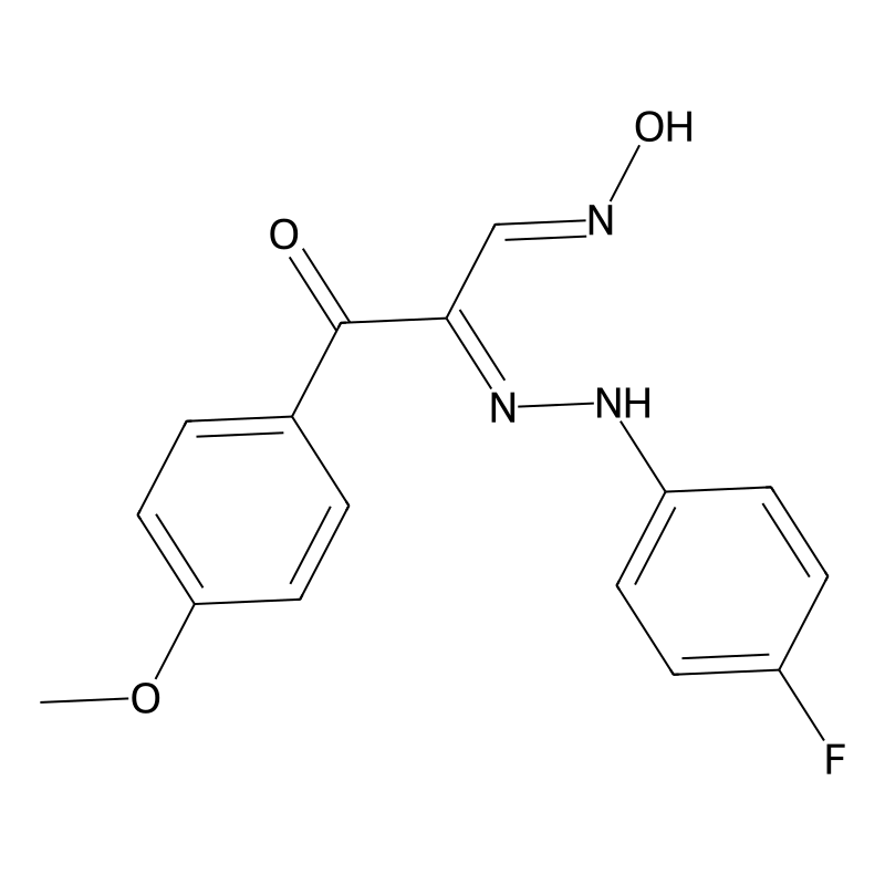 2-[(4-Fluorophenyl)hydrazinylidene]-3-hydroxyimino...