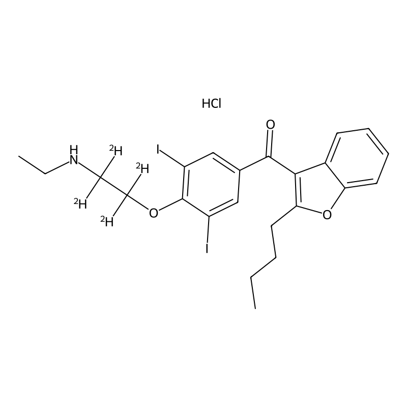 Desethyl Amiodarone-d4 Hydrochloride