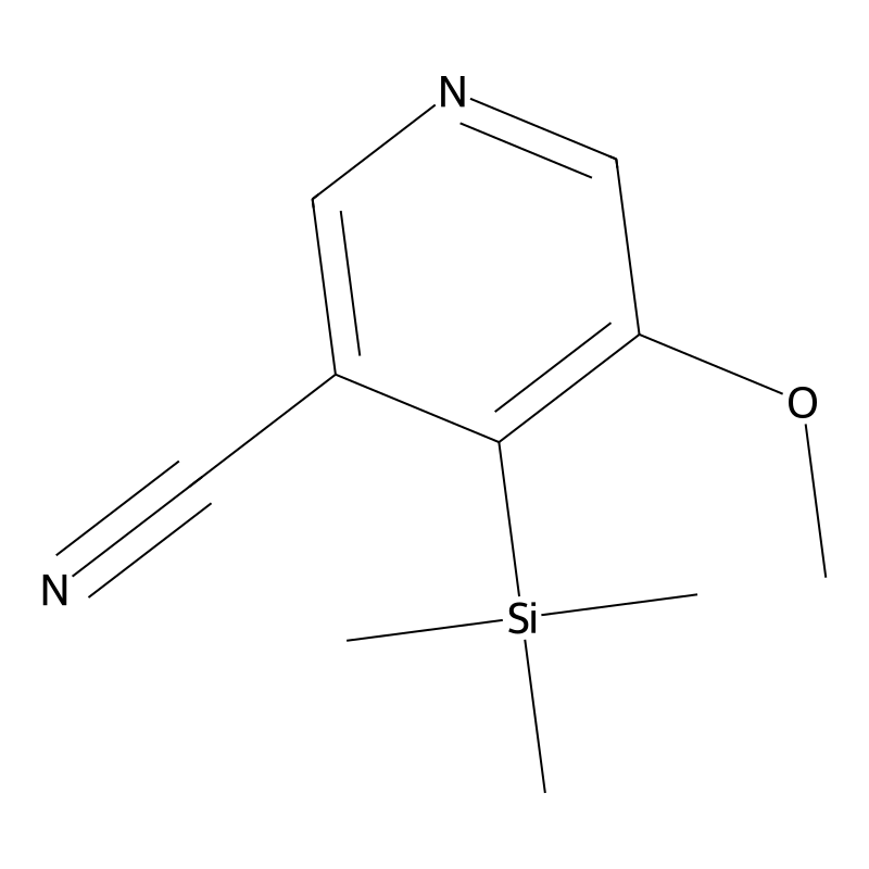 5-Methoxy-4-(trimethylsilyl)nicotinonitrile