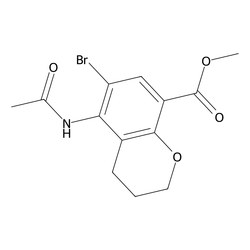 methyl 6-bromo-5-acetamido-3,4-dihydro-2H-1-benzop...