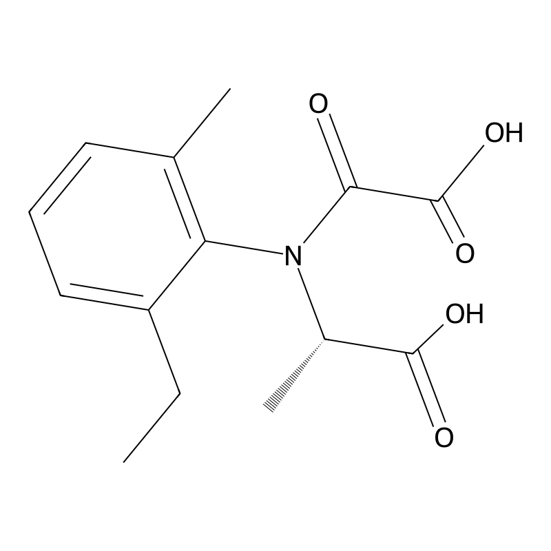 (2S)-2-(2-ethyl-6-methyl-N-oxaloanilino)propanoic acid