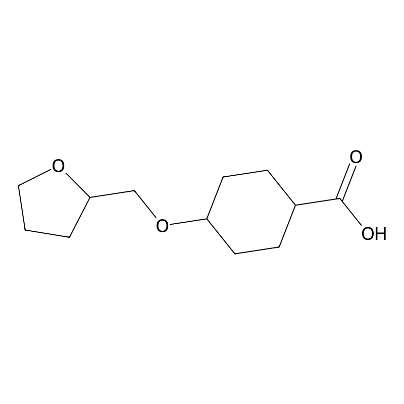 4-[(Oxolan-2-yl)methoxy]cyclohexane-1-carboxylic a...