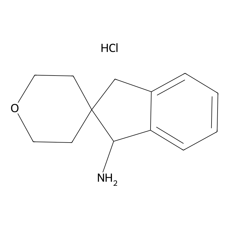 1,3-Dihydrospiro[indene-2,4'-oxane]-3-amine hydroc...