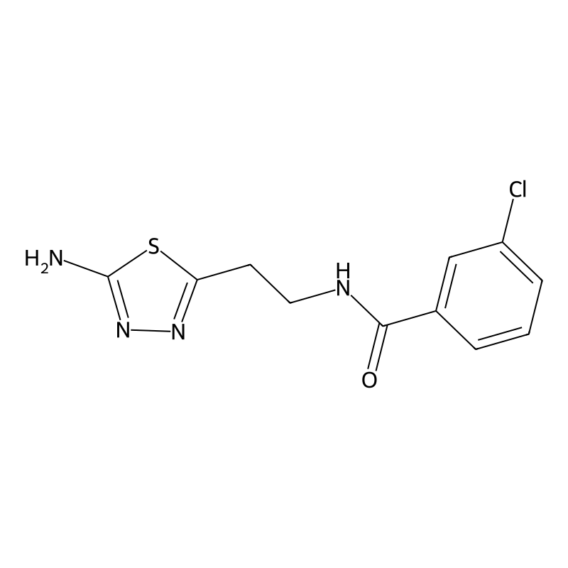 N-[2-(5-amino-1,3,4-thiadiazol-2-yl)ethyl]-3-chlor...