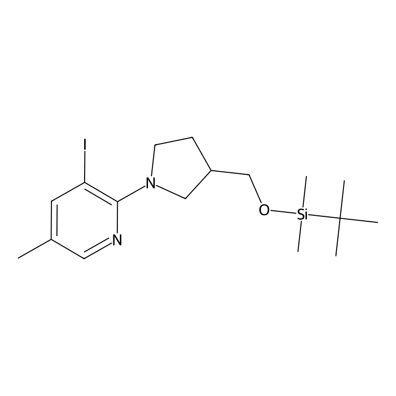 2-(3-((tert-Butyldimethylsilyloxy)methyl)pyrrolidi...