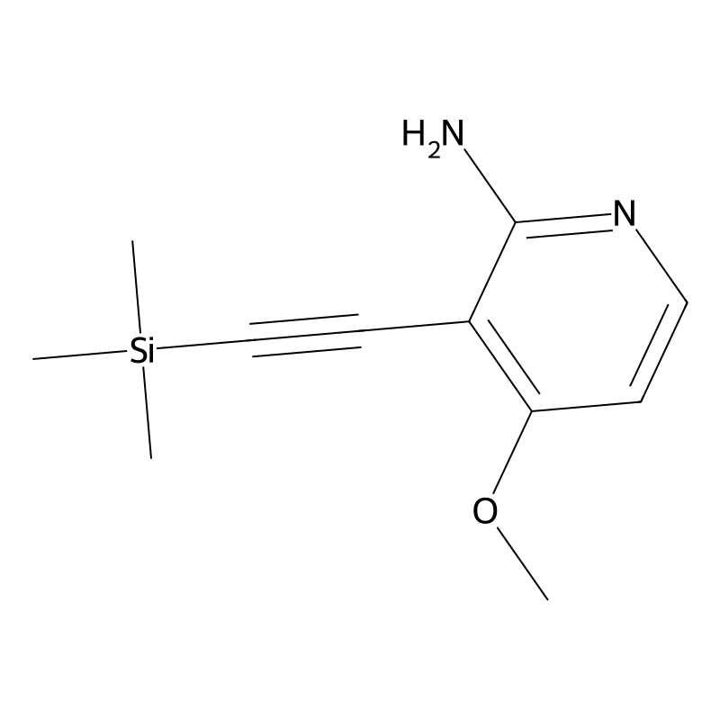 4-Methoxy-3-((trimethylsilyl)ethynyl)pyridin-2-ami...