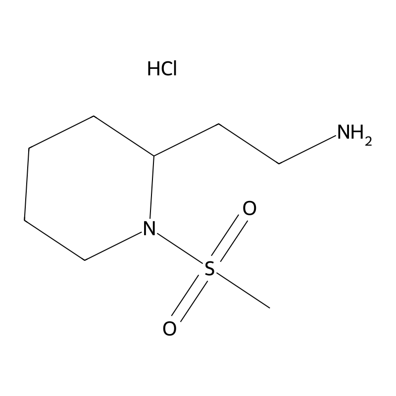 2-(1-(Methylsulfonyl)piperidin-2-yl)ethanamine hyd...