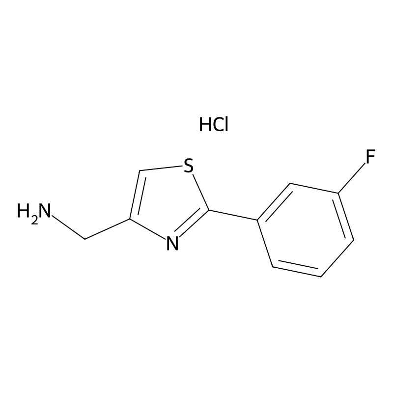 (2-(3-Fluorophenyl)thiazol-4-yl)methanamine hydroc...
