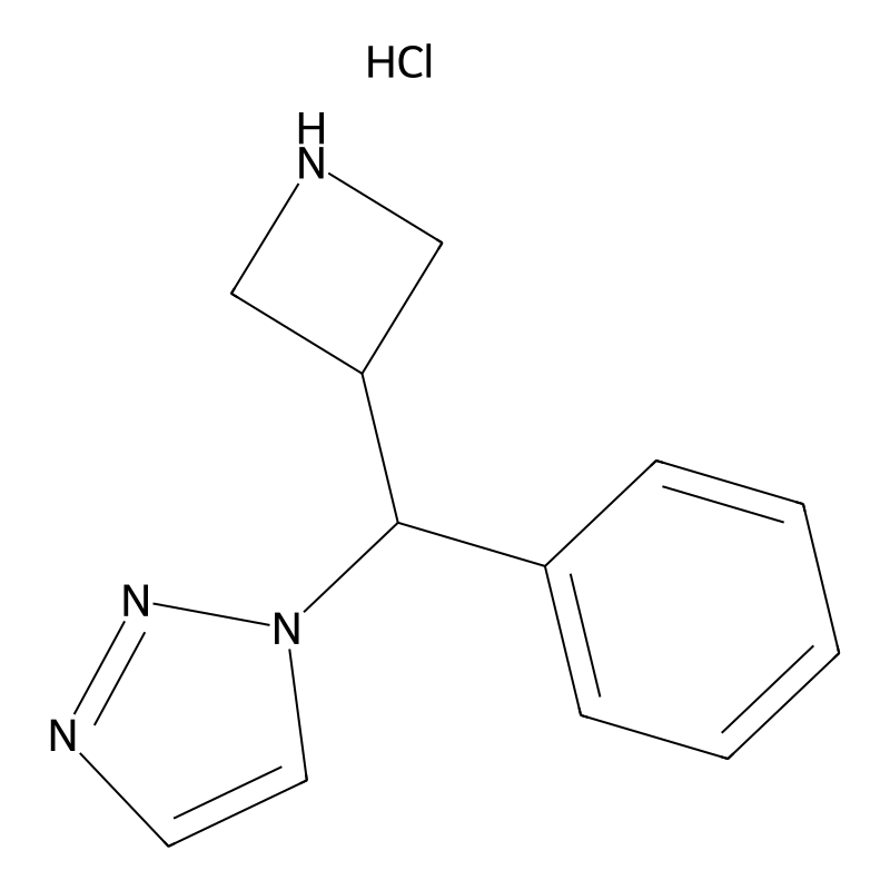 1-(azetidin-3-yl(phenyl)methyl)-1H-1,2,3-triazole ...