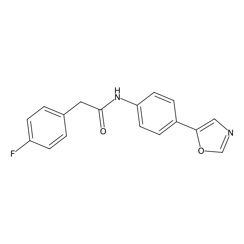 Benzeneacetamide, 4-fluoro-N-[4-(5-oxazolyl)phenyl...