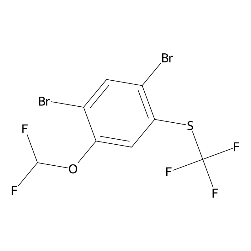 1,5-Dibromo-2-difluoromethoxy-4-(trifluoromethylth...