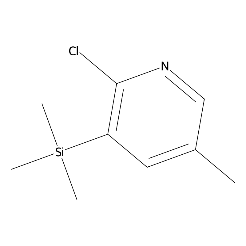 2-Chloro-5-methyl-3-(trimethylsilyl)pyridine