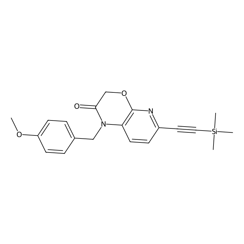 1-(4-Methoxybenzyl)-6-((trimethylsilyl)ethynyl)-1H-pyrido[2,3-b][1,4]oxazin-2(3H)-one