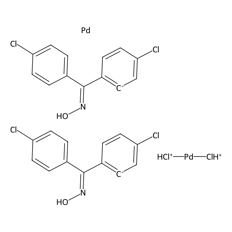 (NZ)-N-[(4-chlorobenzene-6-id-1-yl)-(4-chlorophenyl)methylidene]hydroxylamine;dichloroniopalladium;palladium