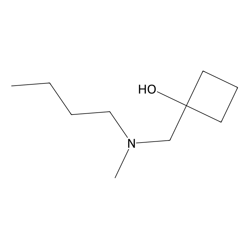 1-{[Butyl(methyl)amino]methyl}cyclobutan-1-ol