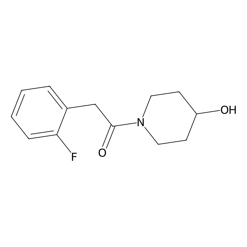 2-(2-Fluorophenyl)-1-(4-hydroxypiperidin-1-yl)etha...