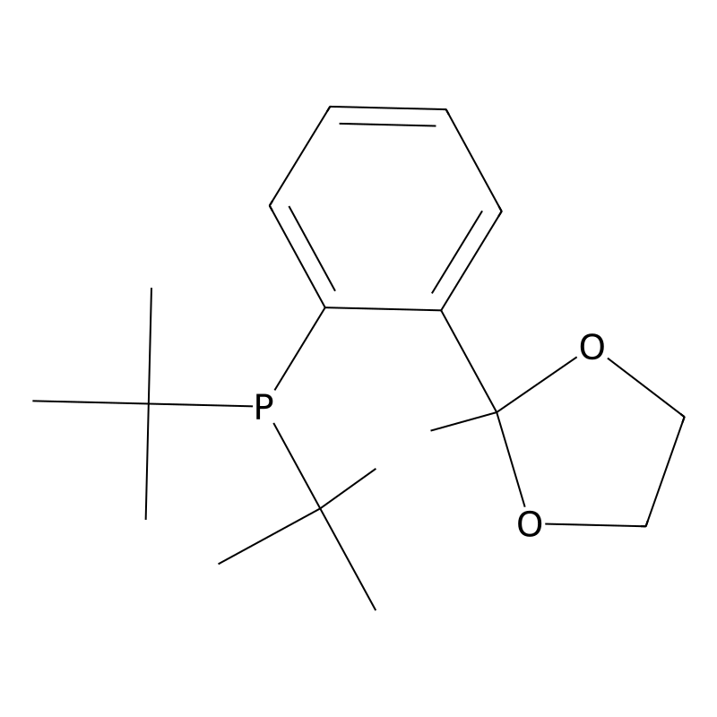 Di-tert-butyl(2-(2-methyl-1,3-dioxolan-2-yl)phenyl...