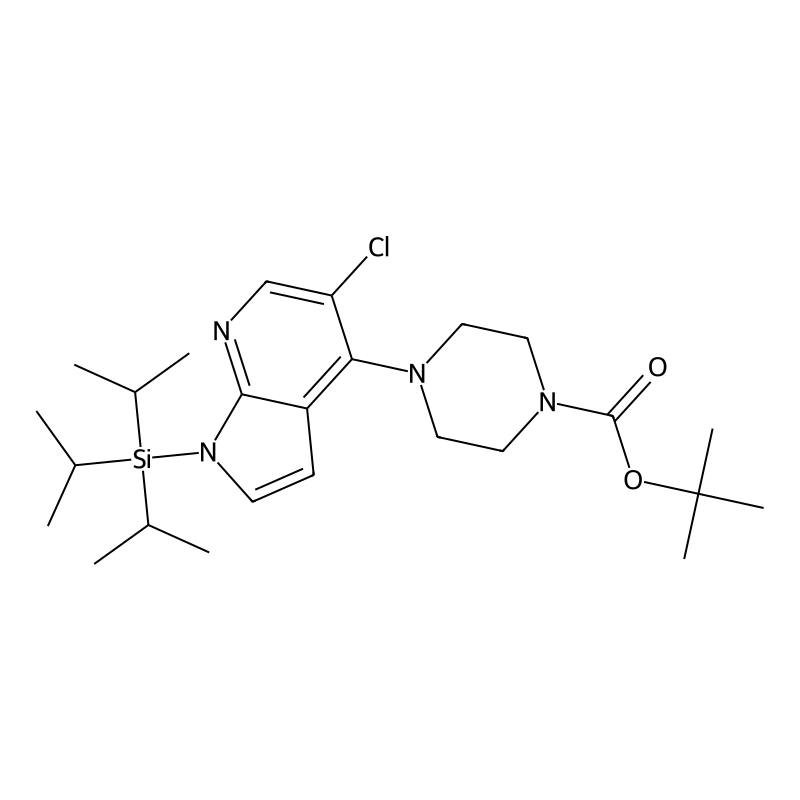 tert-Butyl 4-(5-chloro-1-(triisopropylsilyl)-1H-py...